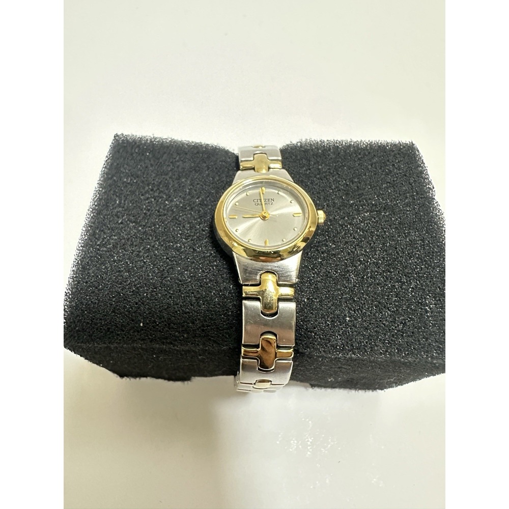 Citizen Woman Watch Quartz Two Tone Stainless Steel Water Resistant 32mm